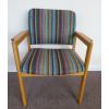 Danish Oak Carver in Pierre Frey Stripe